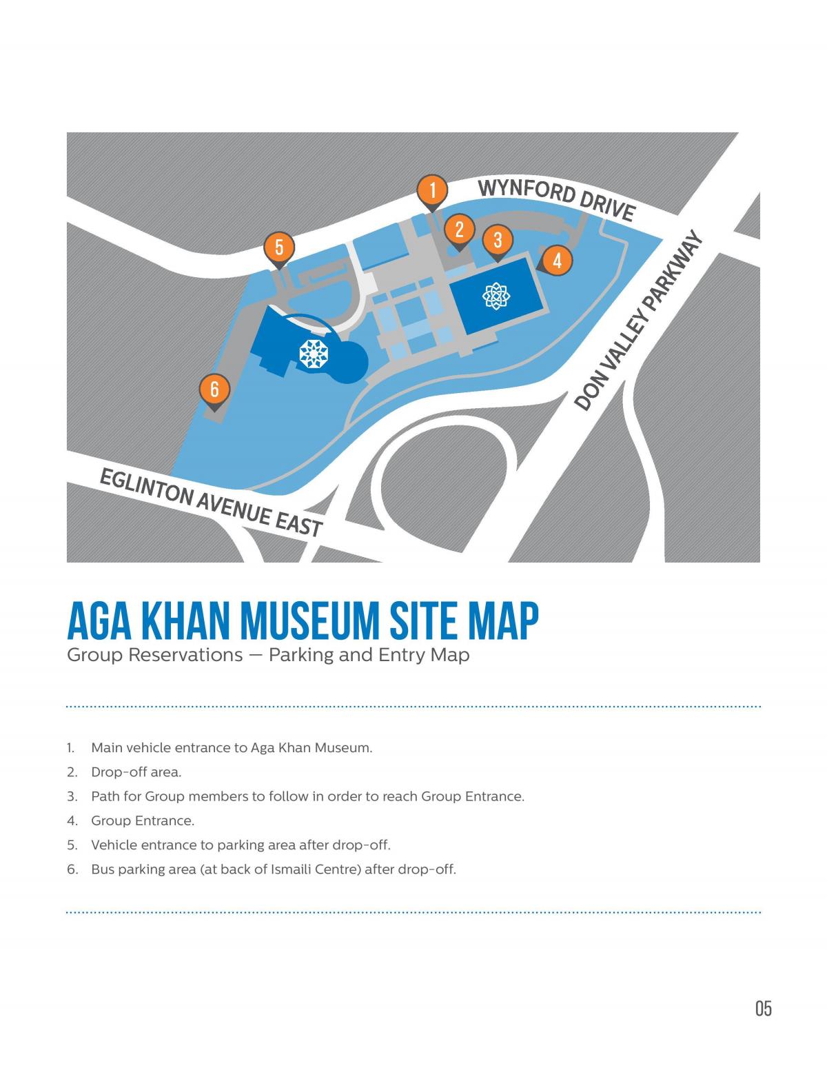 Kaart van Aga Khan museum