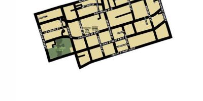 Kaart van de Wijk Oude Binnenstad van Toronto