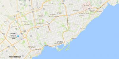 Kaart van Malvern district van Toronto