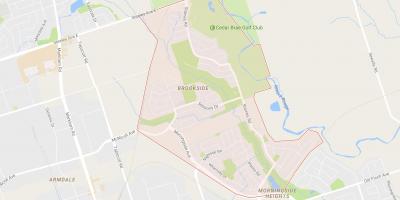 Kaart van Morningside Heights buurt van Toronto