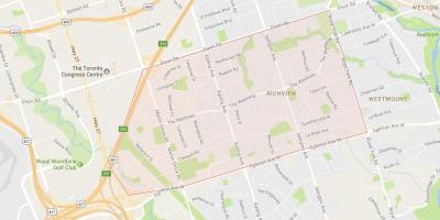 Kaart van Richview buurt van Toronto