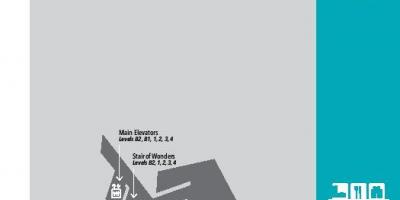 Kaart van het Royal Ontario Museum niveau 4