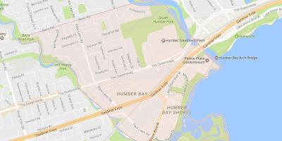 Kaart van Stonegate-Queensway buurt buurt van Toronto