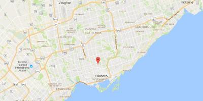 Kaart van Summerhill district van Toronto