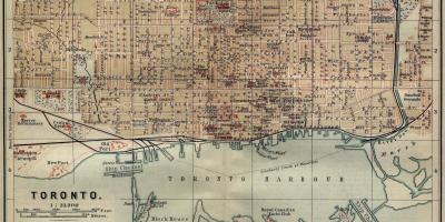 Kaart van Toronto 1894